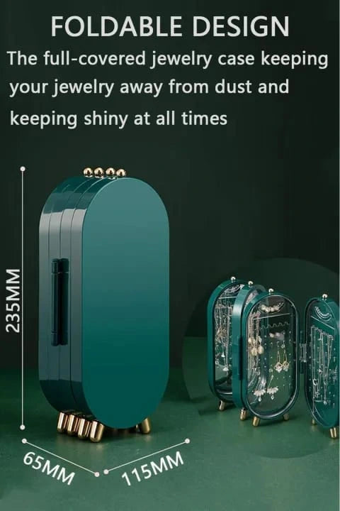 4-Layer Foldable Jewelry Organizer