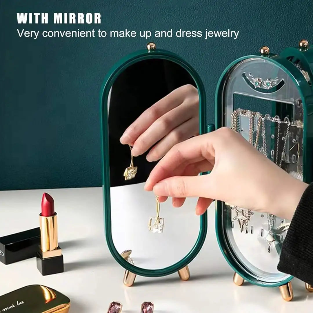 4-Layer Foldable Jewelry Organizer